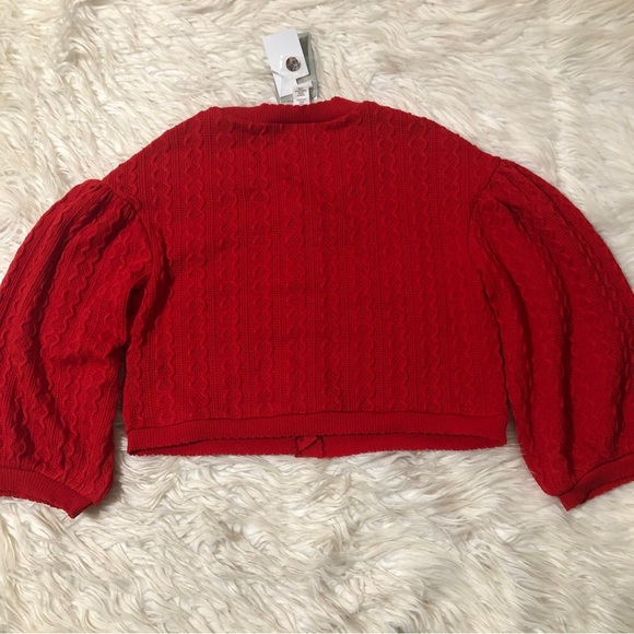 H&M puffed sleeve sweater medium - Picture 2 of 9